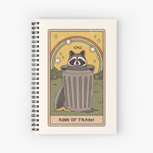 King of Trash Spiral Notebook Bloc note