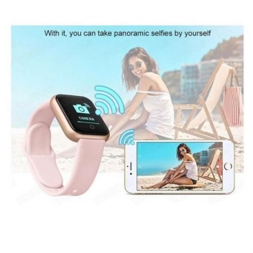Y68 Smartwatch femmes Sport Bluetooth intelligente pour Android IOS