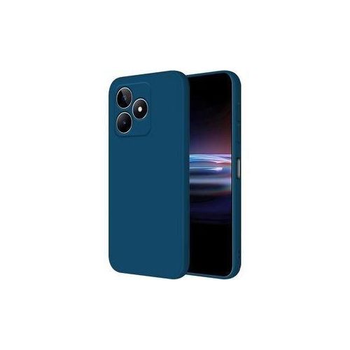 Case Pochette Souple Liquid Silicone liquid pour Realme C53- bleu