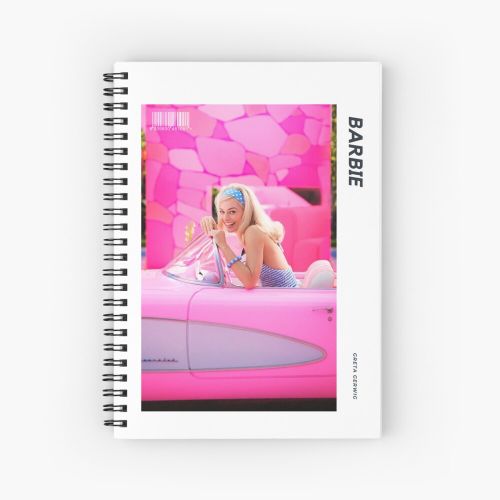Barbie Minimalist Poster Spiral Notebook - Bloc note