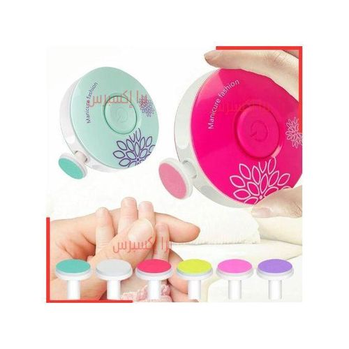 Coupe-ongles électrique pour bébé, Lime à ongles électrique avec six têtes, Outil de polissage des ongles faible bruit