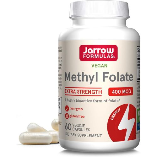 Méthylfolate vegan, Extrapuissant 400 µg 60 capsules végétales