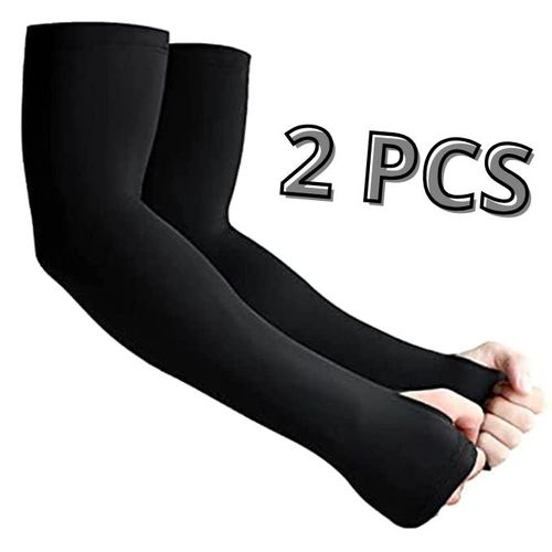 Manchons de Bras 2 PCS Compression Anti-UV UPF 50+ – Protection Solaire Sport