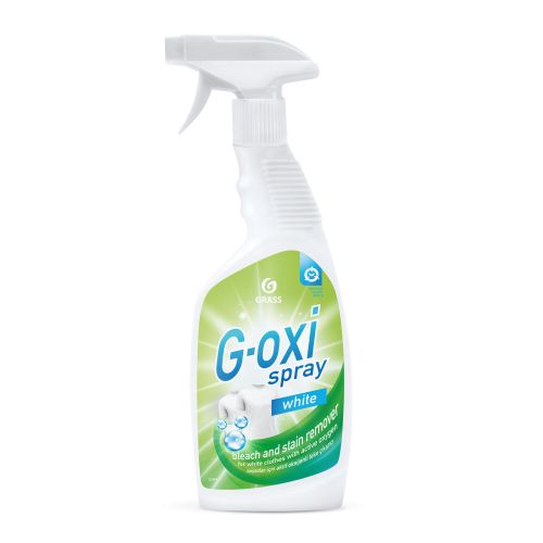 G-OXI Spray Détachant et Blanchissant Oxygène Actif – Pour Textiles Blancs – Enlève Herbe, Vin Rouge, Jus, Chocolat, Baies