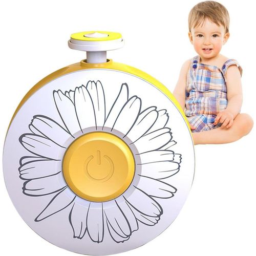 Ensemble de manucure électrique pour bébé, lime à ongles aste sûre, coupe-ongles pour nouveau-nés et nourrissons, polisseuse à ongles avec 6 meuleuses pour orteils