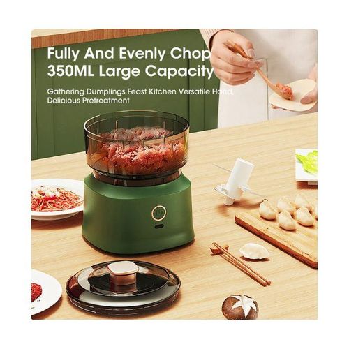 Mini hachoir à viande électrique, déchiqueteuse de cuisine multifonctionnelle, arrête sans fil, machine auxiliaire pour bébé, 350ml