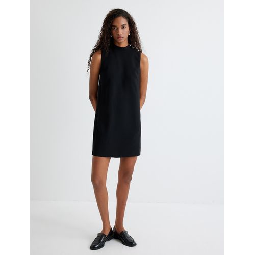 Robe mini sans manches - Noir