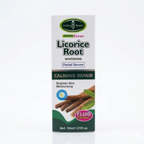 Sérum Visage à la Racine de Réglisse – Éclaircissant, Anti-Taches et Apaisant