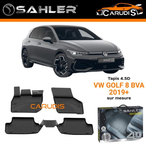 Tapis 45D VW Golf 8 Automatique sur mesure exacte sans odeur impermable antidrapant