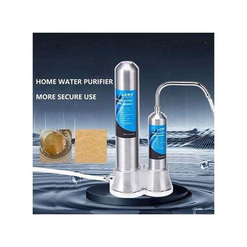 Filtre Purificateur d’Eau pour Robinet en Acier Inoxydable – Machine de Filtration Haute Qualité, Durable & Élégante – Anti-Calcaire, Élimine les Impuretés – Pour Cuisine Domestique & Maison