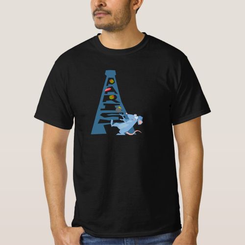 Ratatouille Remy by Eiffel Tower Disney T-Shirt