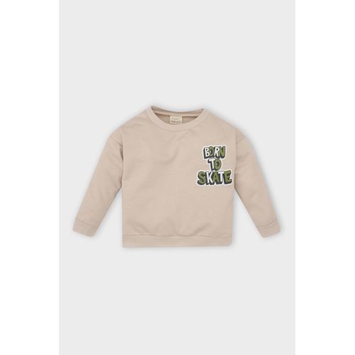 Sweat-shirt Coupe régulière Bébé garçon Beige