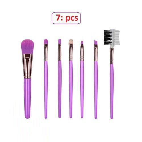 Kit de pinceaux pour les yeux, 7 pièces essentielles pour un maquillage réussi.