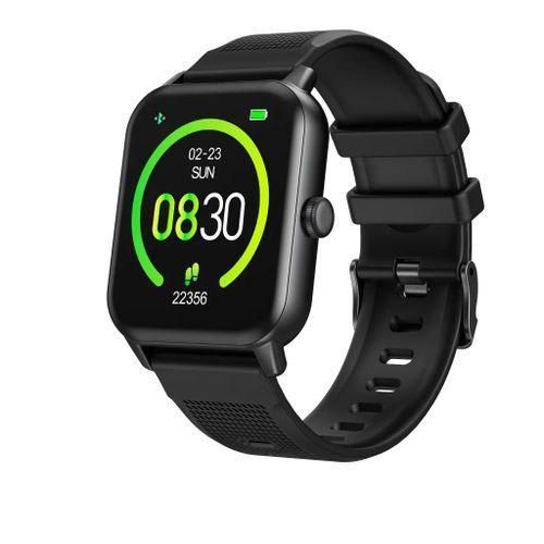 ساعة ذكية Motive 3 SW30 - ساعة ذكية للياقة البدنية، شاشة عالية الوضوح، مقاومة للماء IP68 – أسود