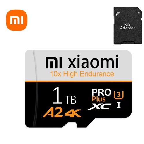 Carte SD X-IAOMI de 1 TB , Carte Micro SD 1 TB haute vitesse Class 10 SD Ultra 4K