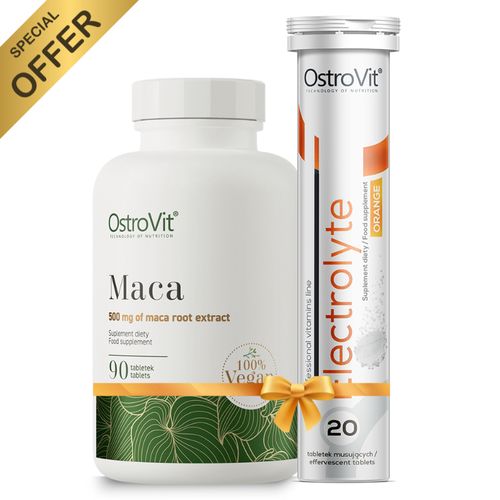Pack Maca 90 Tabs + Electrolytes 20Tabs