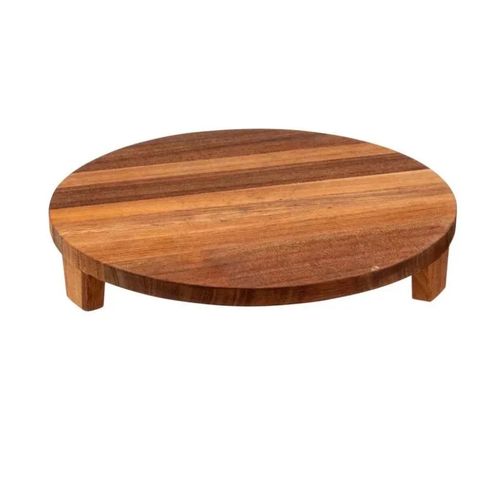 Plat de présentation en bois acacia (Diam 30 cm)