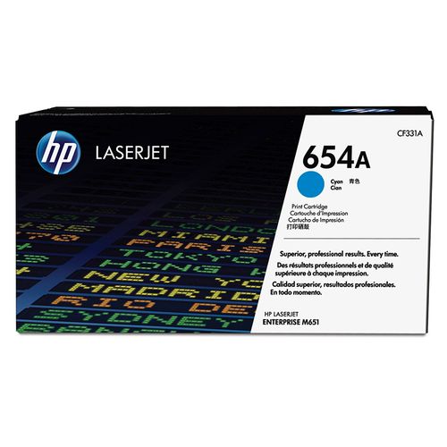 654A Cyan - Toner LaserJet d'origine (CF331A)