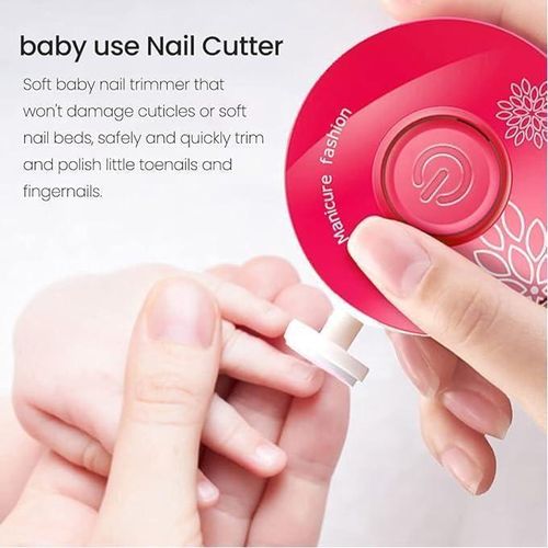 Coupe-Ongles Électrique pour Nouveau-né, Lime à Ongles Électrique pour Bébé,