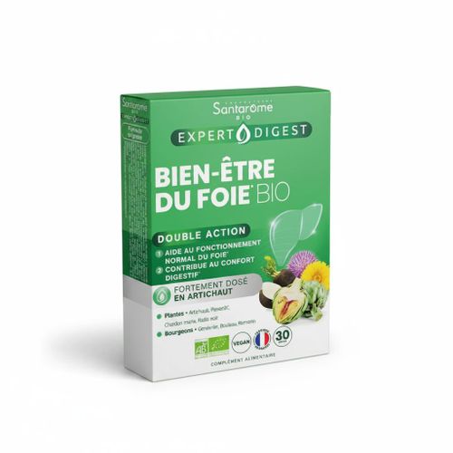 Complément Alimentaire pour le Bien-être du Foie - Soutien Hépatique et Détoxification Naturelle - 30 Gélules - (Fabriqué en France )