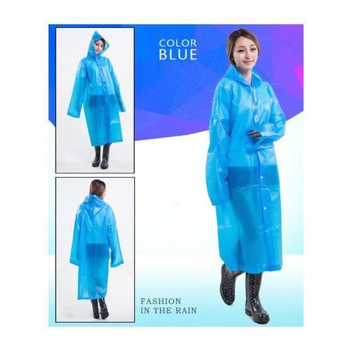 manteau de pluie, imperméable Transparent, Raincoat Poncho de pluie réutilisable