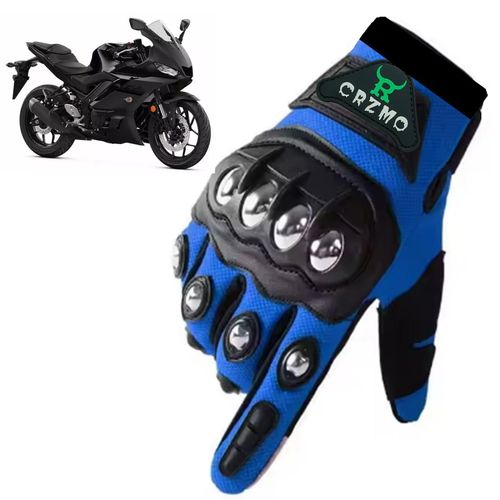 قفازات دراجات نارية مضادة للصدمات CRZMO - حماية معززة، قابلة للتنفس ومضادة للانزلاق