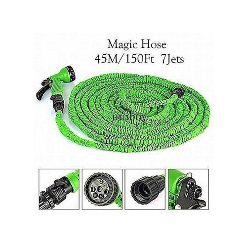 Magic Hose Tuyau pistolet magique d’arrosage long et extensible 45M