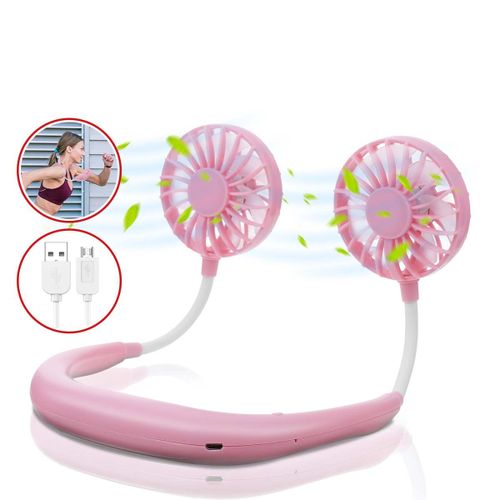 Neck Fan, Rechargeable Battery Operated Portable Fan Hands Free Personal