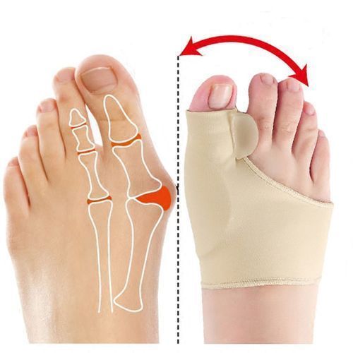 Correcteur d'orteils, soins des pieds, chaussettes 2 pièces = 1 paire