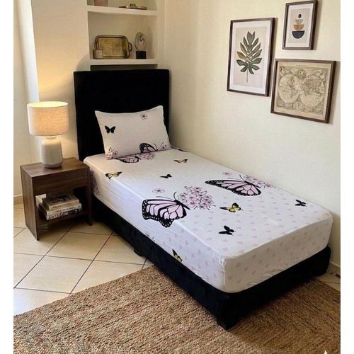 طقم مستلزمات سرير مخملية بنقوش غطاء وسادة - نعومة وأناقة يومية