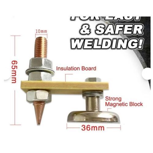 pince masse pour soudage magnétique, pince de masse