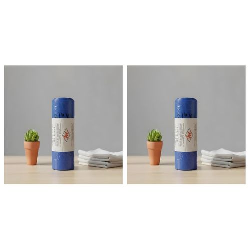 Sacs Poubelle - Résistants - Usage Domestique et Professionnel - Bleu 30L (Lot de 2)