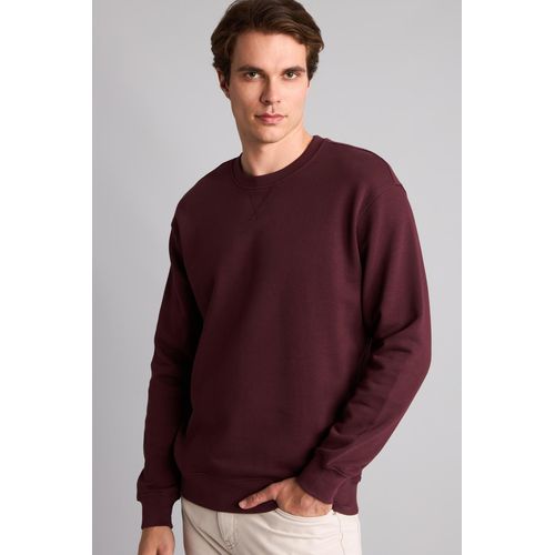 Sweatshirt basique en coton Coupe régulière