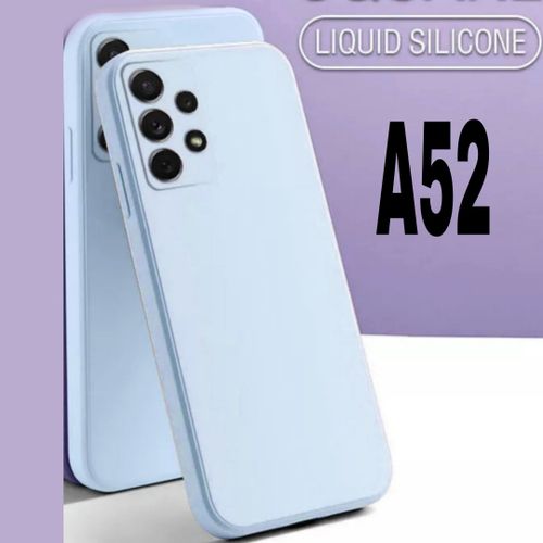 Pack Samsung A52 : Pochette Samsung A52 Mat Top produit Bleu + Coque A52 Bleu