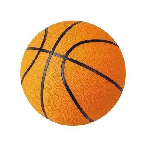 Ballon de basketball orange en caoutchouc