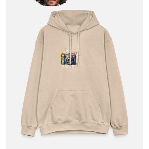 Paint Splash Photo Camera Peace Symbol Press Sweat à capuche Hoodies