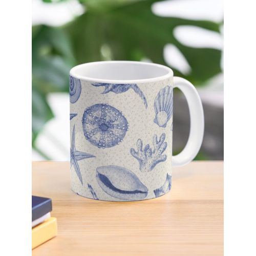 Motifs de coquillages : plongez dans l'élégance côtière Mug classique