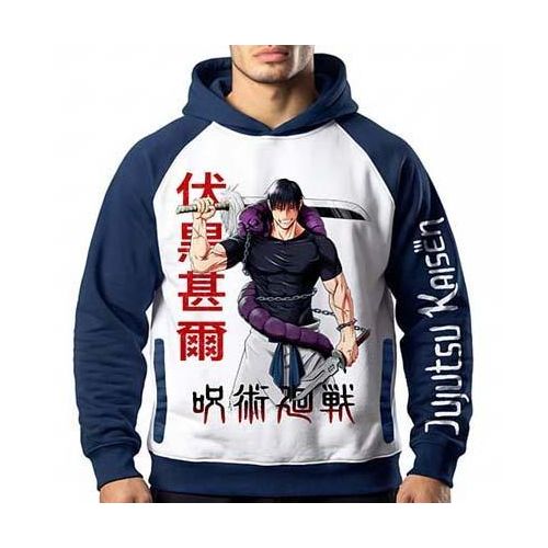 Jujutsu Kaisen Sweat à capuche Manga Japan Sweatshirt Megumi Fushiguro Homme & Femme Capuche Anime