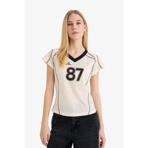 T-shirt imprimé à manches courtes Coupe ajustée