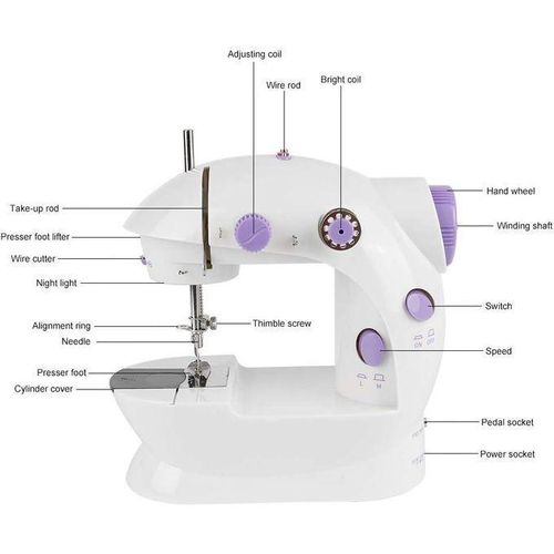 machine à coudre portable et légère pour le travail à domicile