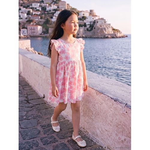 Robe en popeline florale pour filles