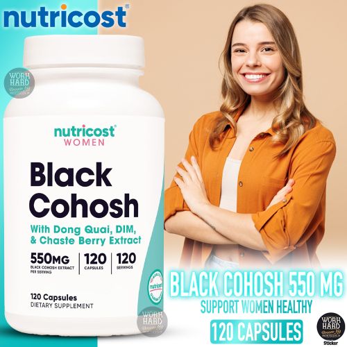 Black Cohosh Pour Femme ,Avec Don Quai, DIM, et Chaste Berry