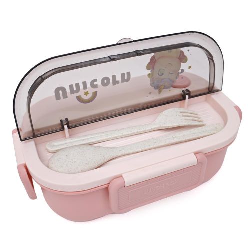 Lunch Box Double Compartiments en Acier Inoxydable