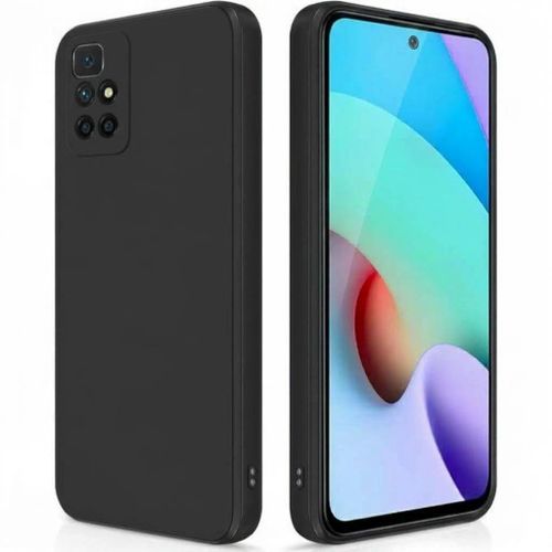 Case Coupe Silicone pour Xiaomi Redmi 10 : Noir
