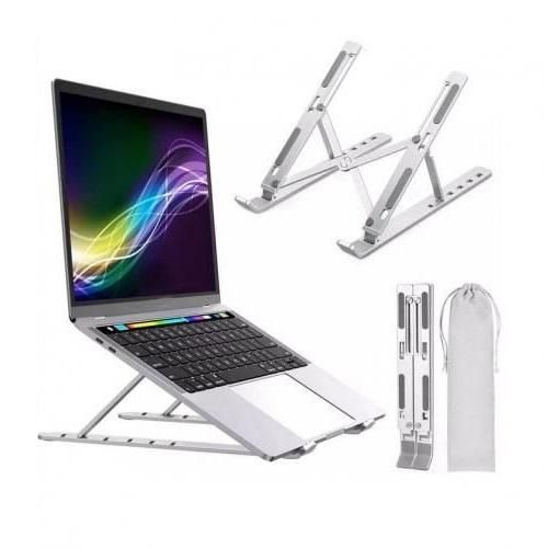 Support pour pc portable en aluminium ajustables en 7 positions multifonction