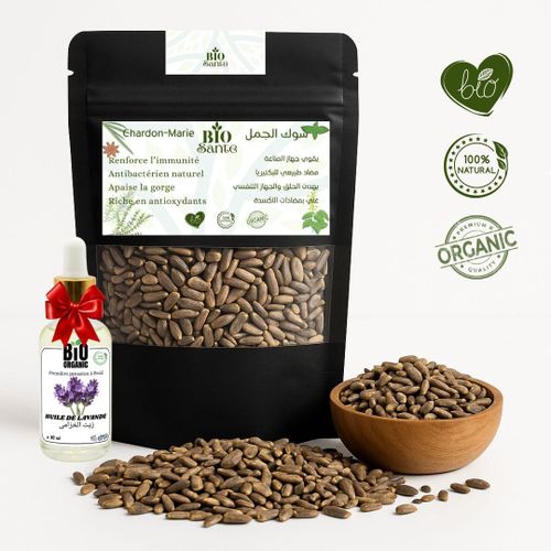 Chardon Marie graines 100 pour cent naturel grand format 500 g + huile de Lavande 30ml gratuit