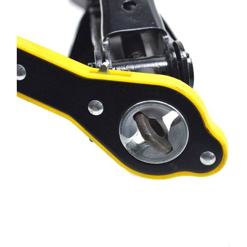 جاك مقص معدني مع مفتاح كذراع 360 درجة - أداة لرفع السيارة لإطارات الطوارئ