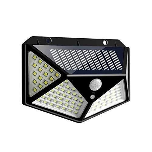 applique murale Détecteur de Mouvement, Lampe solaire à 100LED pour l'extérieur