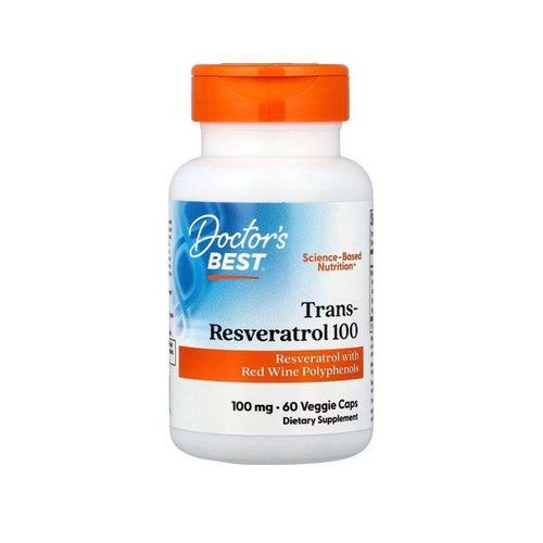 Trans-Resvératrol avec Resvinol, 100 mg, 60 Capsules Veggie