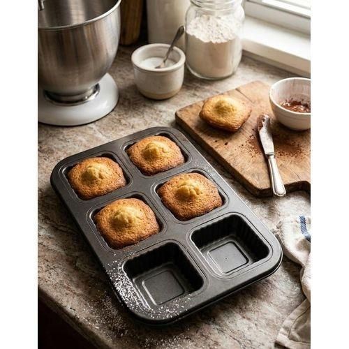 Moule à Gâteaux Individuels – 6 Cavités, Démoulage Facile Gâteaux Maison
